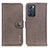 Leather Case Stands Flip Cover Holder K02Z for Oppo Reno6 5G Gray