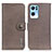 Leather Case Stands Flip Cover Holder K02Z for Oppo Reno7 Pro 5G Gray