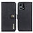 Leather Case Stands Flip Cover Holder K02Z for Oppo Reno8 4G Black