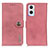 Leather Case Stands Flip Cover Holder K02Z for Oppo Reno8 Lite 5G Pink