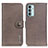 Leather Case Stands Flip Cover Holder K02Z for Samsung Galaxy F13 4G Gray