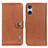 Leather Case Stands Flip Cover Holder K02Z for Sony Xperia 5 V Brown
