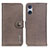 Leather Case Stands Flip Cover Holder K02Z for Sony Xperia 5 V Gray