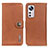 Leather Case Stands Flip Cover Holder K02Z for Xiaomi Mi 12S 5G Brown