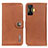 Leather Case Stands Flip Cover Holder K02Z for Xiaomi Poco F4 GT 5G Brown