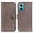 Leather Case Stands Flip Cover Holder K02Z for Xiaomi Redmi 10 Prime Plus 5G Gray