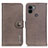 Leather Case Stands Flip Cover Holder K02Z for Xiaomi Redmi A1 Plus Gray