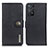 Leather Case Stands Flip Cover Holder K02Z for Xiaomi Redmi Note 11 Pro 4G Black