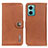Leather Case Stands Flip Cover Holder K02Z for Xiaomi Redmi Note 11E 5G Brown
