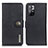 Leather Case Stands Flip Cover Holder K02Z for Xiaomi Redmi Note 11S 5G Black