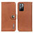 Leather Case Stands Flip Cover Holder K02Z for Xiaomi Redmi Note 11S 5G Brown