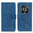 Leather Case Stands Flip Cover Holder K03Z for Huawei Honor Magic4 5G Blue