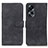 Leather Case Stands Flip Cover Holder K03Z for Oppo A78 5G Black