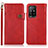 Leather Case Stands Flip Cover Holder K03Z for Oppo F19 Pro+ Plus 5G Red