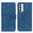 Leather Case Stands Flip Cover Holder K03Z for Samsung Galaxy F13 4G Blue