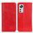 Leather Case Stands Flip Cover Holder K03Z for Xiaomi Mi 12S 5G Red