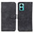 Leather Case Stands Flip Cover Holder K03Z for Xiaomi Redmi 10 5G Black