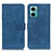 Leather Case Stands Flip Cover Holder K03Z for Xiaomi Redmi 10 5G Blue