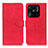 Leather Case Stands Flip Cover Holder K03Z for Xiaomi Redmi 10C 4G Red