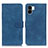 Leather Case Stands Flip Cover Holder K03Z for Xiaomi Redmi A1 Blue