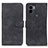 Leather Case Stands Flip Cover Holder K03Z for Xiaomi Redmi A1 Plus Black