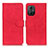 Leather Case Stands Flip Cover Holder K03Z for Xiaomi Redmi Note 11R 5G Red