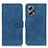 Leather Case Stands Flip Cover Holder K03Z for Xiaomi Redmi Note 11T Pro+ Plus 5G Blue