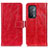 Leather Case Stands Flip Cover Holder K04Z for OnePlus Nord N200 5G Red