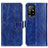 Leather Case Stands Flip Cover Holder K04Z for Oppo F19 Pro+ Plus 5G Blue