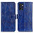 Leather Case Stands Flip Cover Holder K04Z for Oppo Reno7 5G Blue