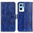 Leather Case Stands Flip Cover Holder K04Z for Oppo Reno7 Pro 5G Blue