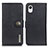 Leather Case Stands Flip Cover Holder K04Z for Samsung Galaxy A23s Black