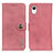 Leather Case Stands Flip Cover Holder K04Z for Samsung Galaxy A23s Pink