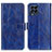 Leather Case Stands Flip Cover Holder K04Z for Samsung Galaxy M53 5G Blue