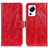 Leather Case Stands Flip Cover Holder K04Z for Xiaomi Mi 12 Lite NE 5G Red