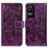 Leather Case Stands Flip Cover Holder K04Z for Xiaomi Poco F4 5G Purple