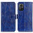 Leather Case Stands Flip Cover Holder K04Z for Xiaomi Poco M4 5G Blue