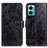 Leather Case Stands Flip Cover Holder K04Z for Xiaomi Redmi 10 5G Black