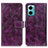 Leather Case Stands Flip Cover Holder K04Z for Xiaomi Redmi 10 5G Purple