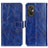 Leather Case Stands Flip Cover Holder K04Z for Xiaomi Redmi 11 Prime 4G Blue