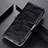 Leather Case Stands Flip Cover Holder K04Z for Xiaomi Redmi 9T 4G Black