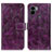 Leather Case Stands Flip Cover Holder K04Z for Xiaomi Redmi A1 Plus Purple