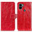 Leather Case Stands Flip Cover Holder K04Z for Xiaomi Redmi A1 Plus Red