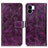 Leather Case Stands Flip Cover Holder K04Z for Xiaomi Redmi A1 Purple