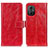 Leather Case Stands Flip Cover Holder K04Z for Xiaomi Redmi Note 11R 5G Red