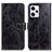Leather Case Stands Flip Cover Holder K04Z for Xiaomi Redmi Note 12 Pro 5G Black