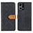 Leather Case Stands Flip Cover Holder K05Z for Oppo F21s Pro 4G Black