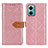 Leather Case Stands Flip Cover Holder K05Z for Xiaomi Redmi 10 Prime Plus 5G Pink