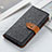 Leather Case Stands Flip Cover Holder K05Z for Xiaomi Redmi 10A 4G Black