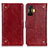 Leather Case Stands Flip Cover Holder K06Z for Xiaomi Poco F4 GT 5G Red
